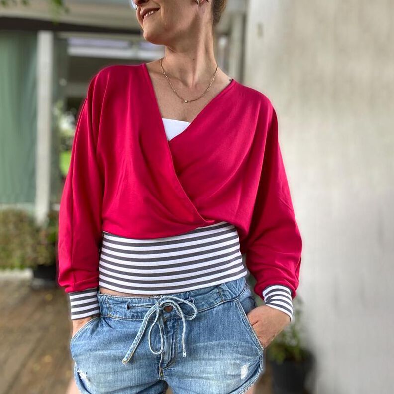 Pullover ACAI (34-56) Schnittmuster Wickeloptik Damen image number 1