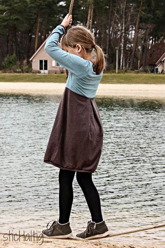 eBook Aurinko - Raglankleid mit Tasche Größe 98 - 164 image number 8