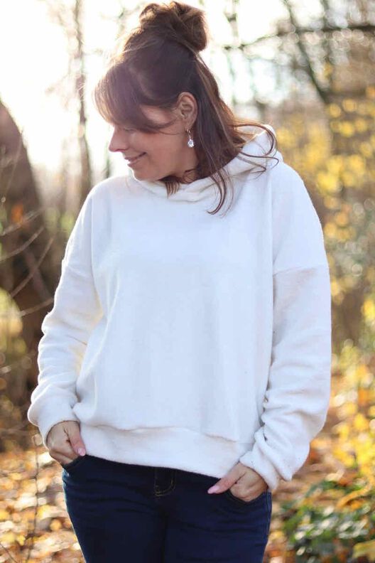 Sweatshirt "MIRELLE" Nähanleitung und Schnitt Gr. 158–46 image number 3