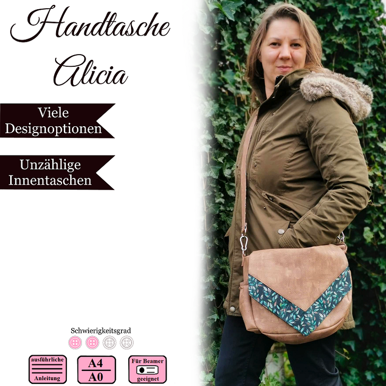 Handtasche "Alicia" - EBook und Nähanleitung image number 1