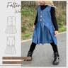 Kleid Faltenzauber (Größe 86 - 152) Webware thumbnail number 1