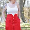 *Ladies tight Skirt* High Waist Rock Gr. 32 - 56 thumbnail number 7