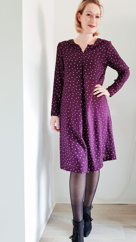 Lilly Kleid oder Shirt Nähanleitung und Schnittmuster 34-50 image number 4