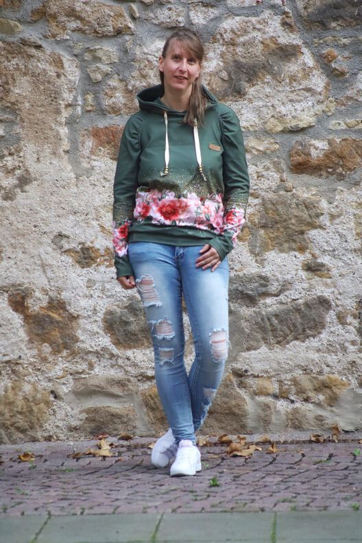 Hoodie EBERN Gr. 34-56 + gratis Plottdatei  Schnittmuster image number 7