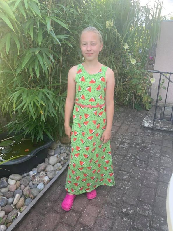 Kinder Träger Top oder Sommer Kleid KETIKA ♥ Gr. 92-164 image number 7