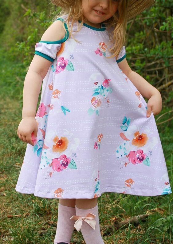 Kleid schulterfrei - Gr&ouml;&szlig;en 68 bis 98 (E-Book)  image number 3