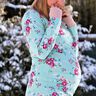 HOODIEKLEID MIT UMSTANDSKLEID-VARIANTE  Gr 32 - 50 thumbnail number 3