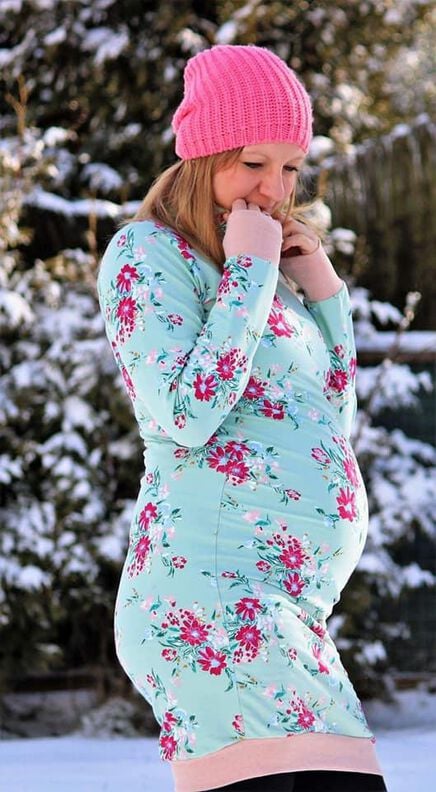 HOODIEKLEID MIT UMSTANDSKLEID-VARIANTE Gr 32 - 50 image number 3