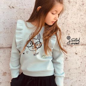 Pullover Gr.56-128-Sweater Lola mini -  inkl. Beamerdatei 