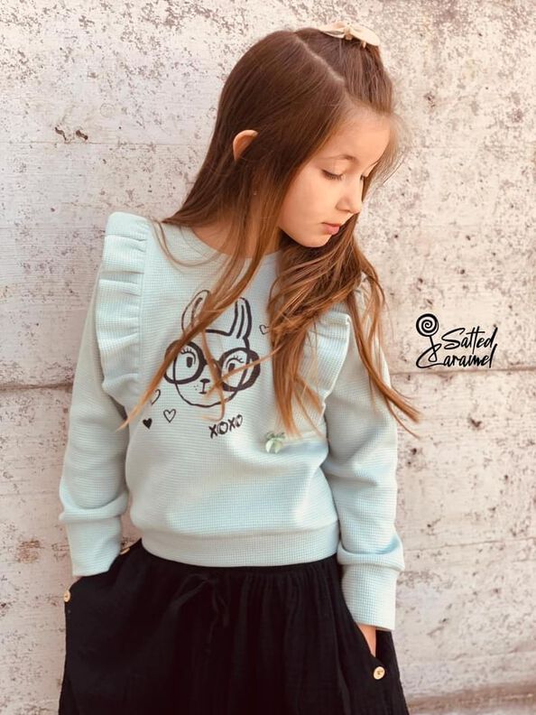 Pullover Gr.56-128-Sweater Lola mini -  inkl. Beamerdatei  image number 2