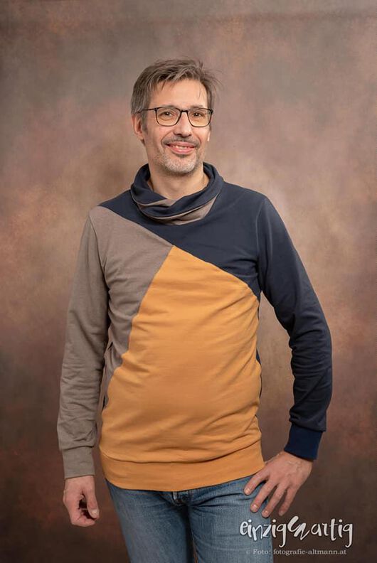 Hoodie SCHIO Men XS-XXXL Ebook Schnittmuster image number 3