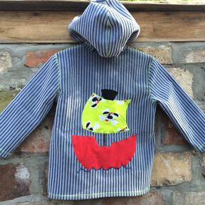 Jacke mit Beleg oder Wendejacke "Henriette", Gr. 62 - 104