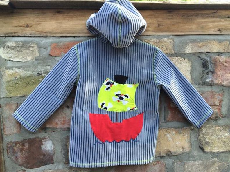 Jacke mit Beleg oder Wendejacke "Henriette", Gr. 62 - 104 image number 2