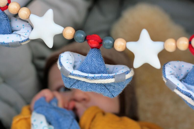 Kinderwagenkette Schiffchen - Nähanleitung mit Schnittmuster image number 7