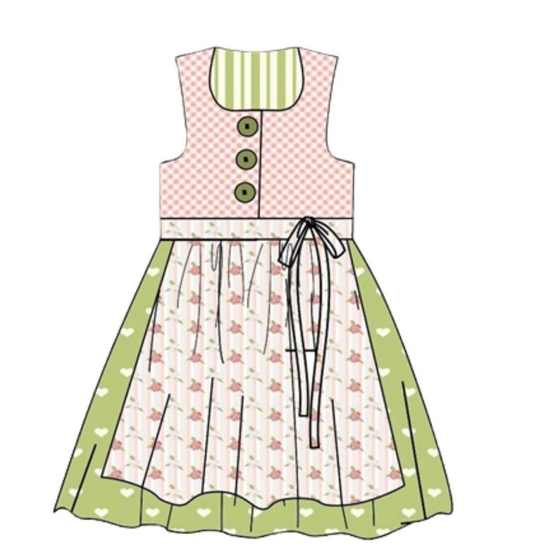 Schnittmuster Dirndl Herzilein Gr. 80-140 A4 / A0-Datei image number 9