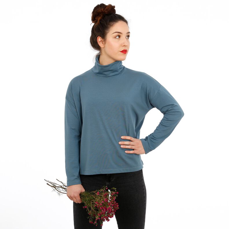FRAU RETA - weites Rollragenshirt XS-XXL image number 3