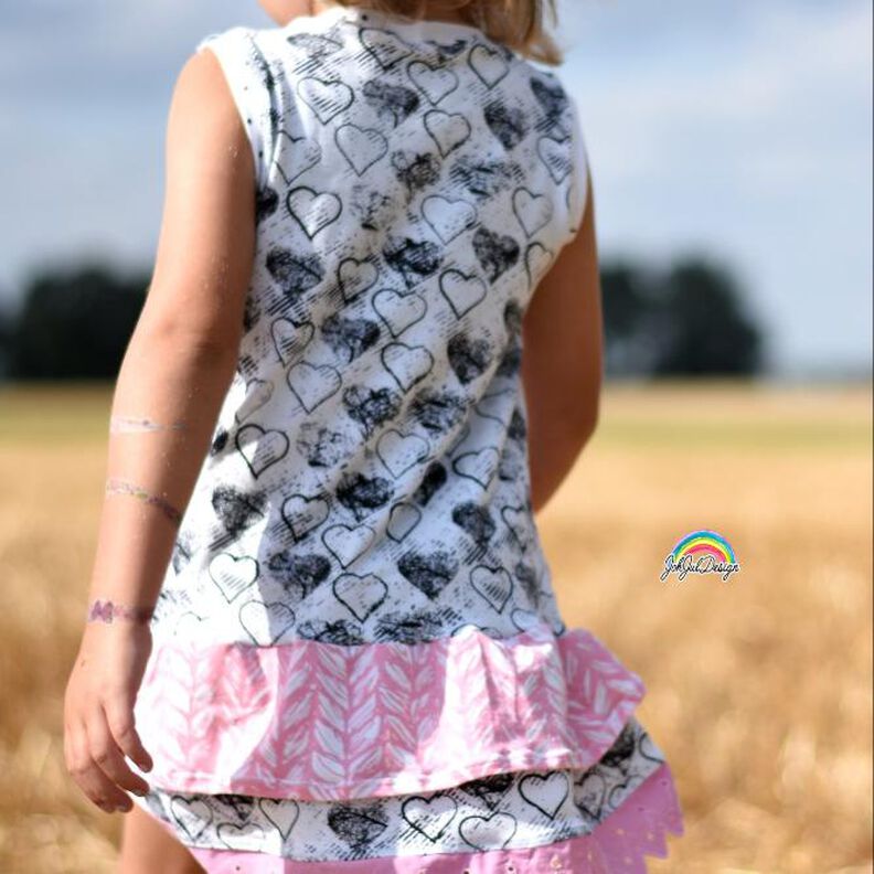 Sommertunika Cara 86-140 Vokuhila mit Rüschen image number 1