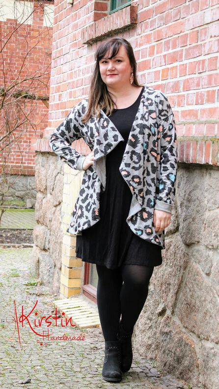 *Lady Crossbutton* Cardigan Jacke N&auml;hanleitung 32 - 54 image number 7