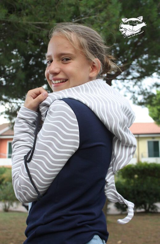 Basic-Shirt Ida plus Kragen/Kapuzen Erweiterung image number 1