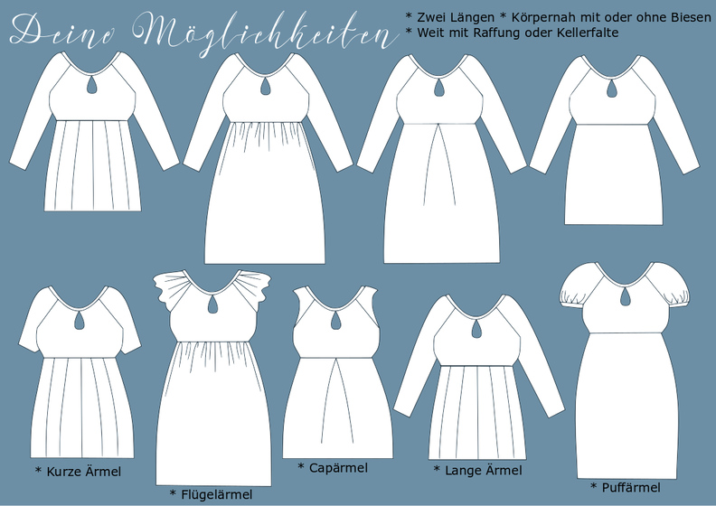 Marina Kleid & Shirt Gr. 32 - 52 image number 2