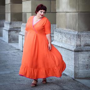  Maxikleid MARINGA (46-56) Damen Kleid Schnittmuster