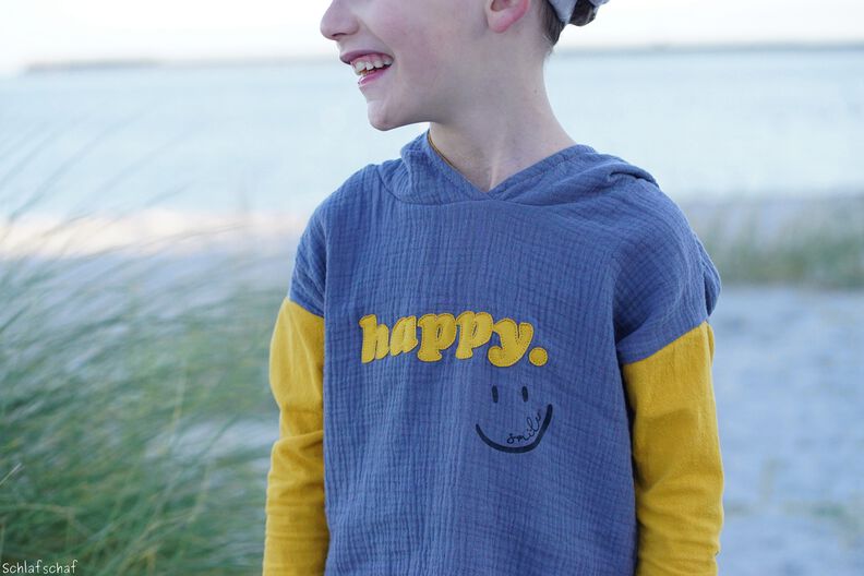 Stickdatei Wörter-Mix: Happy, Smile, Cute image number 6