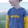 Stickdatei Wörter-Mix: Happy, Smile, Cute thumbnail number 6