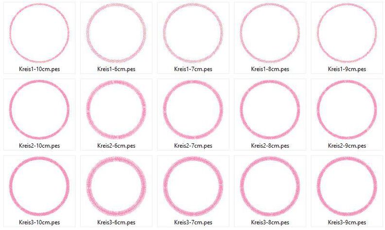 Stickdatei - Abschminkpads ITH image number 4