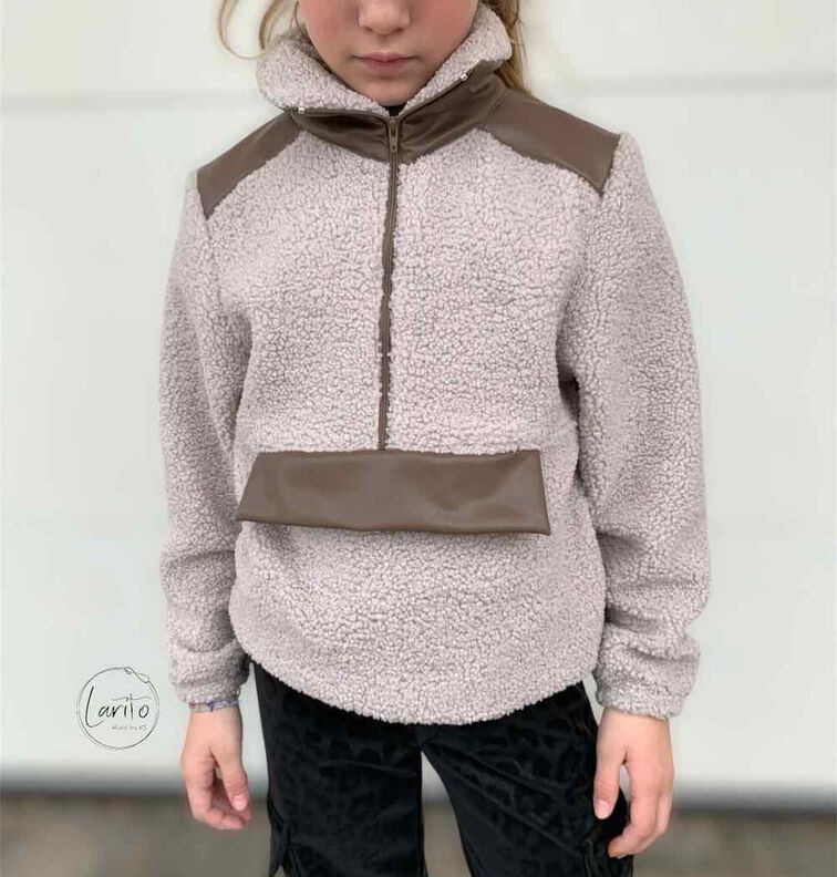 Troyer Pullover “REESA” Nähanleitung & Schnitt Gr. 110 - 152 image number 10
