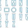 10cm Buchstaben schmal + Zahlen Stickdatei Alphabet Zahl thumbnail number 4