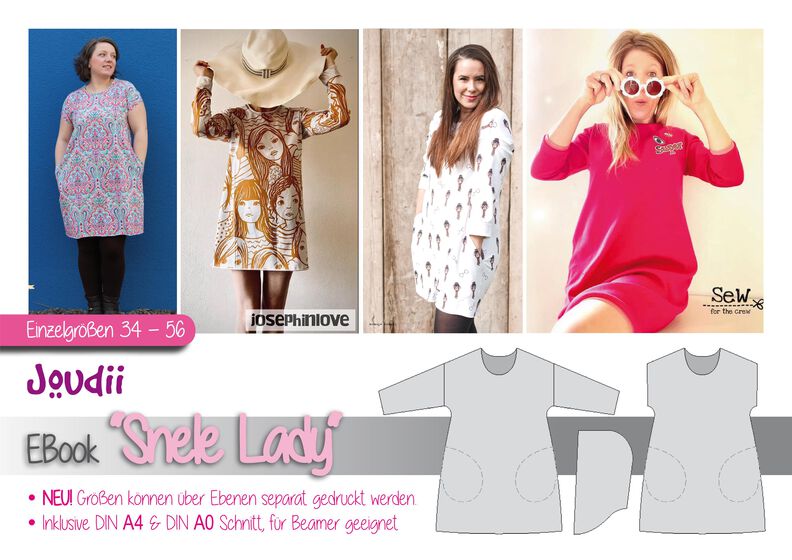 EBook Oversizeshirt "Snele Lady" image number 2