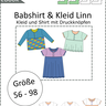 Linn – Baby Shirt oder Kleid mit Knopfleiste Gr 56-98, A4+A0 thumbnail number 8
