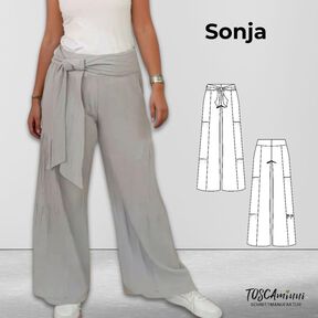 Schnittmuster Musselinhose Sonja Gr. 34-54 | Beamerdatei