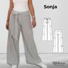 Schnittmuster Musselinhose Sonja Gr. 34-54 | Beamerdatei thumbnail number 1