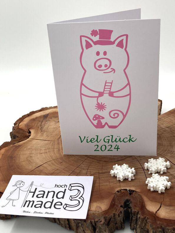 Plotterdatei Glücksschwein Glücksbringer image number 4