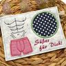 Stickdatei Bauchmuskeln Mug Rug Tassenteppich 13x18cm thumbnail number 4