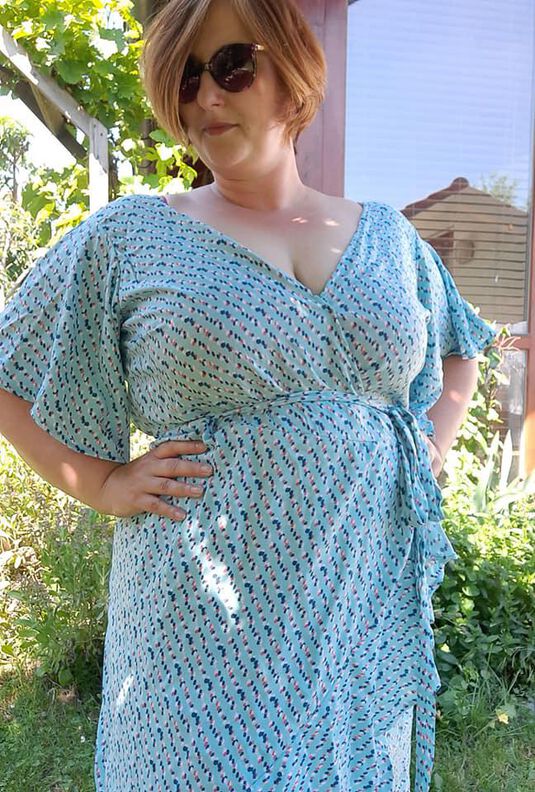 Wickelkleid (46-56) TIJUCA Kleid Damen Schnittmuster image number 3