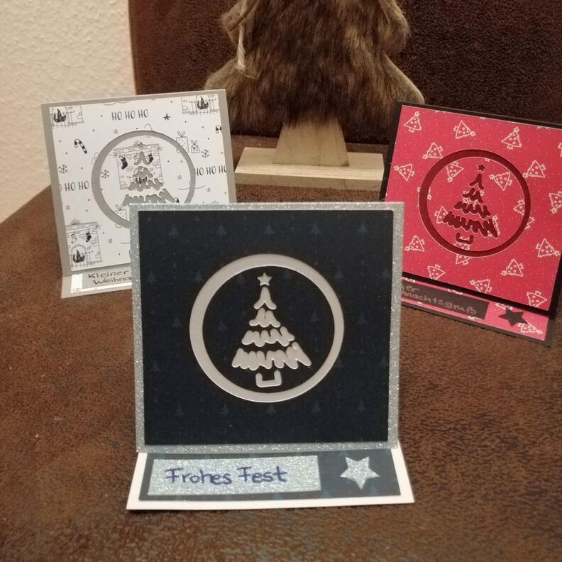 Plotterdatei Weihnachtskarte Tannenbaum image number 4