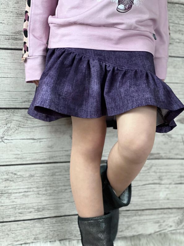 BEAMER / A0 / A4 lovely wave 74-158 Rock Mädchen Minirock  image number 2