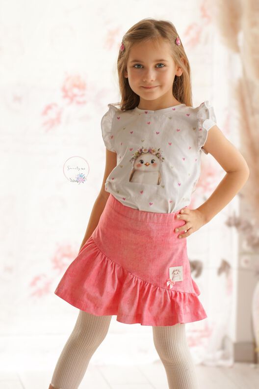 BEAMER / A0 / A4 lovely wave 74-158 Rock Mädchen Minirock  image number 4