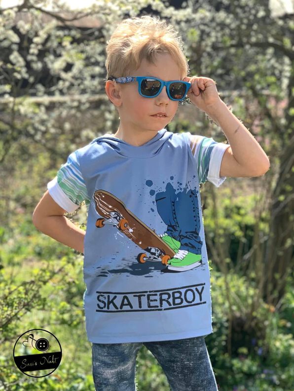 Sommershirt SKATERBOY Gr. 104 - 158 image number 4