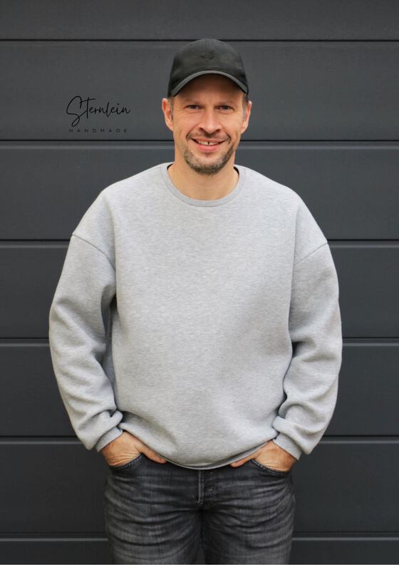 Hoodie Herren –  Schnittmuster Gr. XS-4XL – Boston image number 9