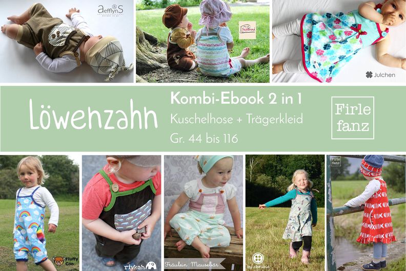 Kombi-Ebook Löwenzahn: Kuschelhose & Kleid, Gr. 44 – 116 image number 9