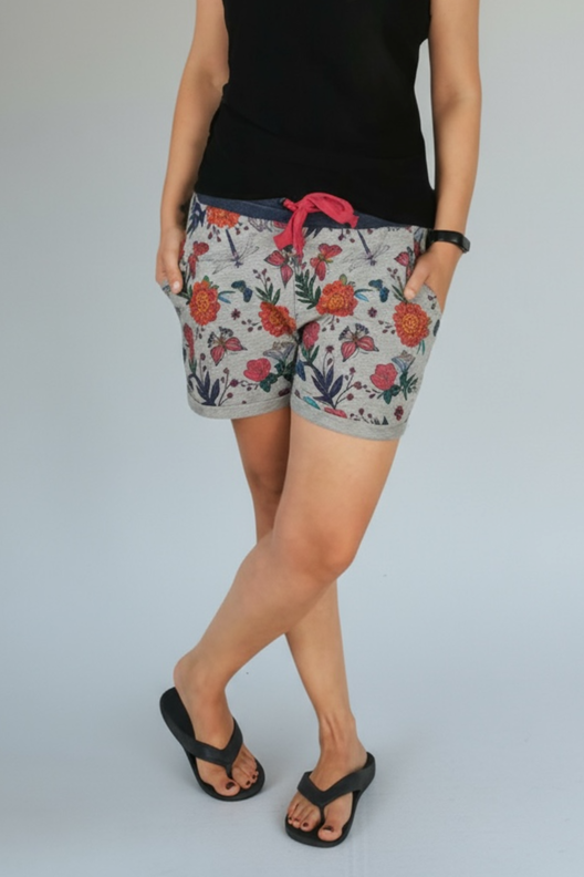 Sweatshorts, Schnittmuster mit Ebenen, A4, A0+, Beamer image number 7