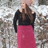 Damen Rock mit Taschen Sweatrock A-Linie GUNA ♥ Gr. XS-XXL thumbnail number 9