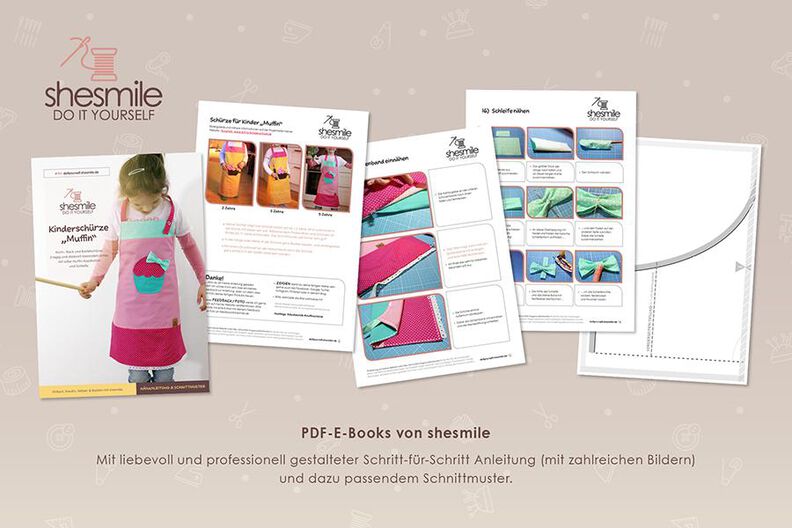 Schürze für Kinder "Muffin" (Nähanleitung & Schnittmuster) image number 3