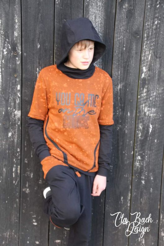 Hoodie junior Mikael Gr. 122-176 inkl. Beamerdatei image number 2