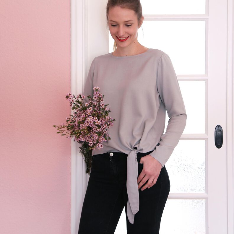FRAU PINA - Knotenbluse XS-XL image number 7