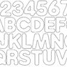 12cm Doodle Buchstaben und Zahlen Stickdatei Alphabet Zahl thumbnail number 2