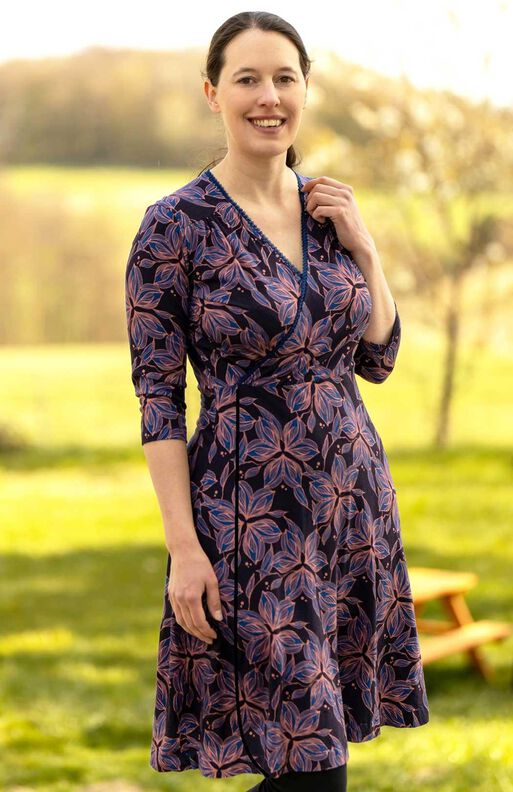 Kleid, Tunika (34-54) CARA MIA Schnittmuster in Wickeloptik image number 10
